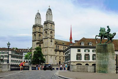 Фото достопримечательности: Церковь Гроссмюнстер в Цюрихе