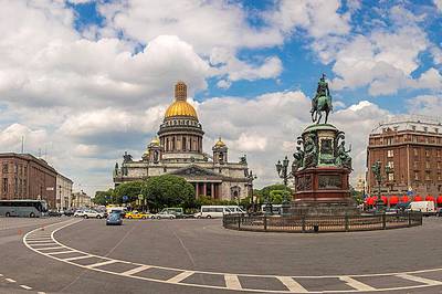 Фото достопримечательности: Исаакиевская площадь в Санкт-Петербурге