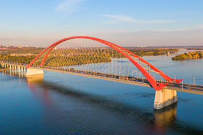 Фото достопримечательности: Бугринский мост в Новосибирске