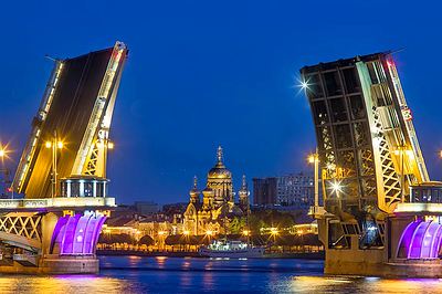 Фото достопримечательности: Благовещенский мост в Санкт-Петербурге