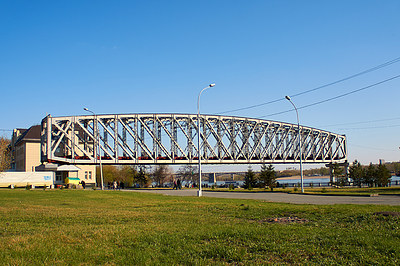 Фото достопримечательности: Железнодорожный мост-памятник в Новосибирске