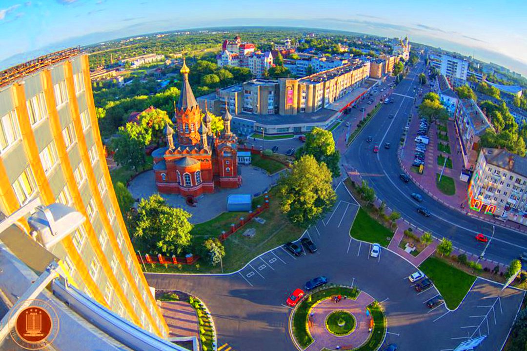 Панорама города и центрального проспекта им. Ленина | Брянск