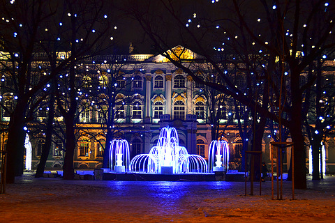 Зимний фонтан у Эрмитажа | Санкт-Петербург