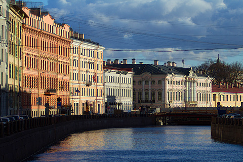Вид на дворец Строгановых с Мойки | Санкт-Петербург