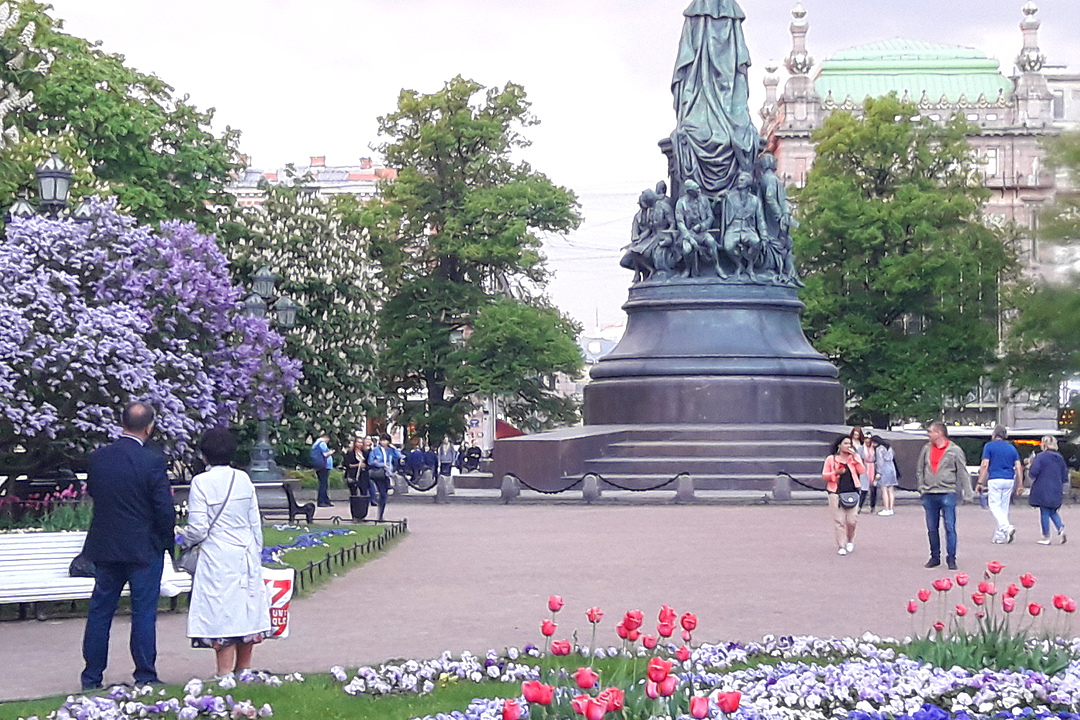 Екатерининский сад. Памятник Екатерине великой | Санкт-Петербург