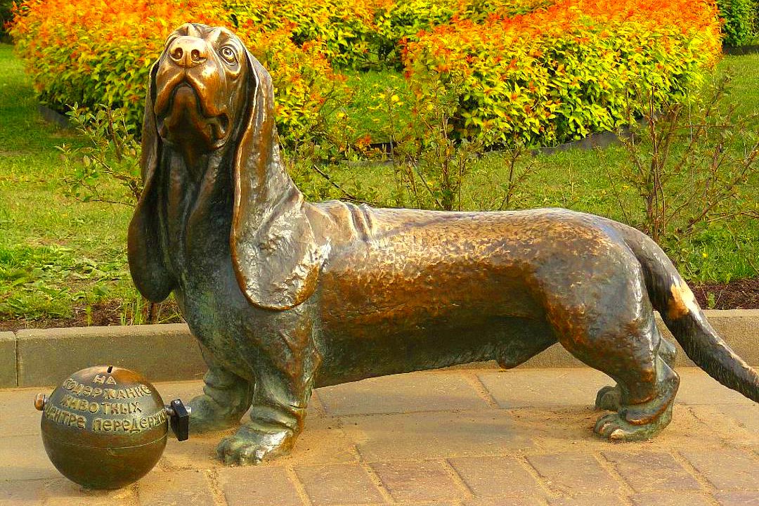 Скульптура собаке Бобке | Кострома
