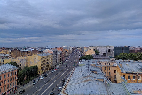 Вид на Лиговский проспект в сторону площади Восстания | Санкт-Петербург