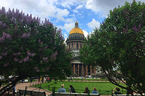 Исаакиевская площадь, сквер и собор | Санкт-Петербург