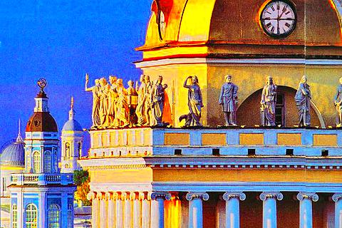 Скульптурное убранство здания Адмиралтейства | Санкт-Петербург