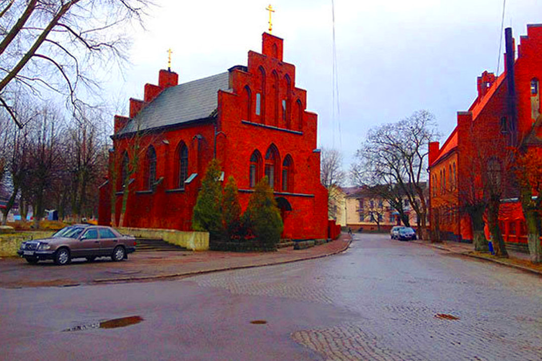Морской собор в исторической части Балтийска | Калининград