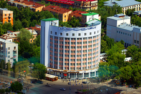 Здание гостиницы «Исеть» в Городке Чекистов | Екатеринбург